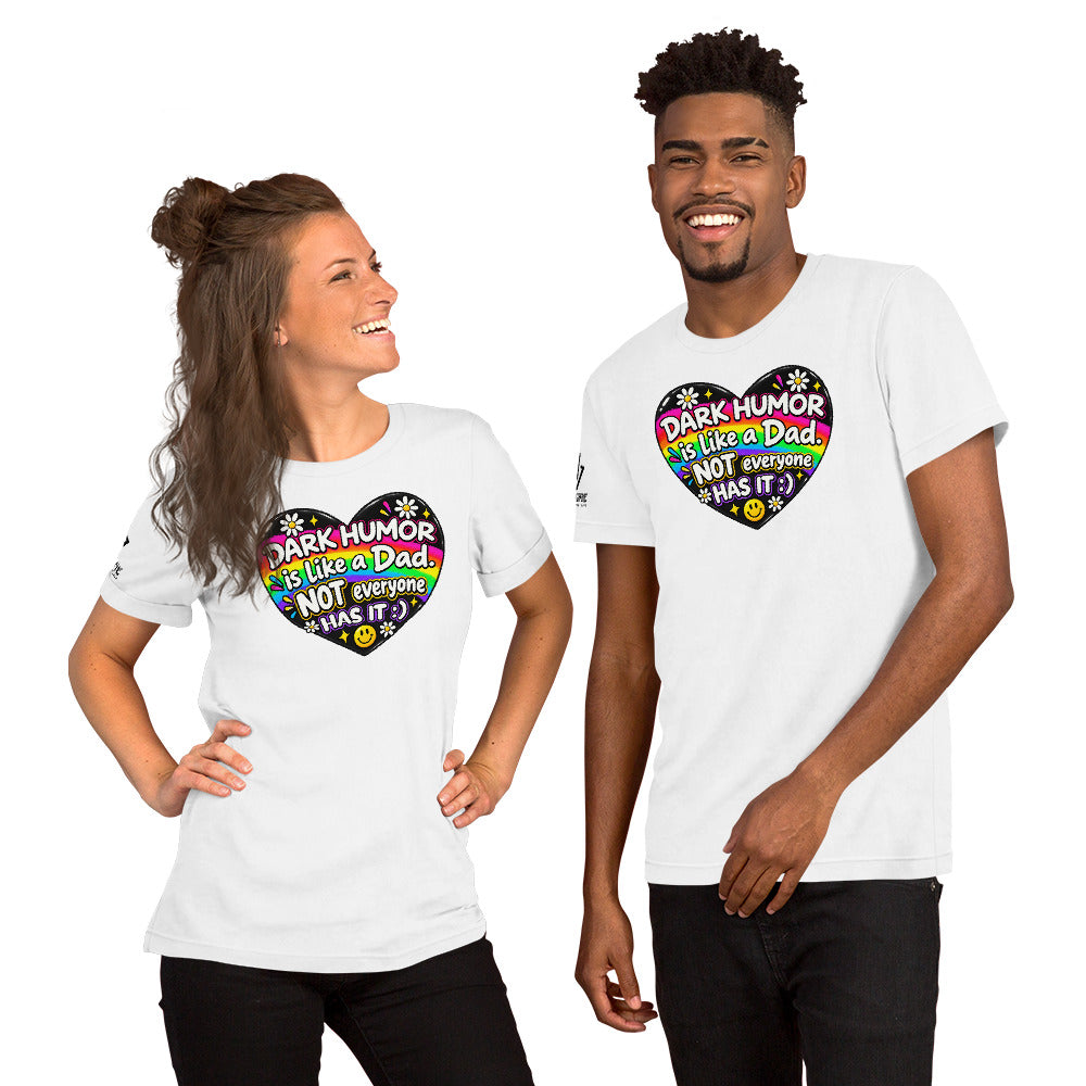 Funny gift shirt for dark humor fans featuring a vintage heart design
