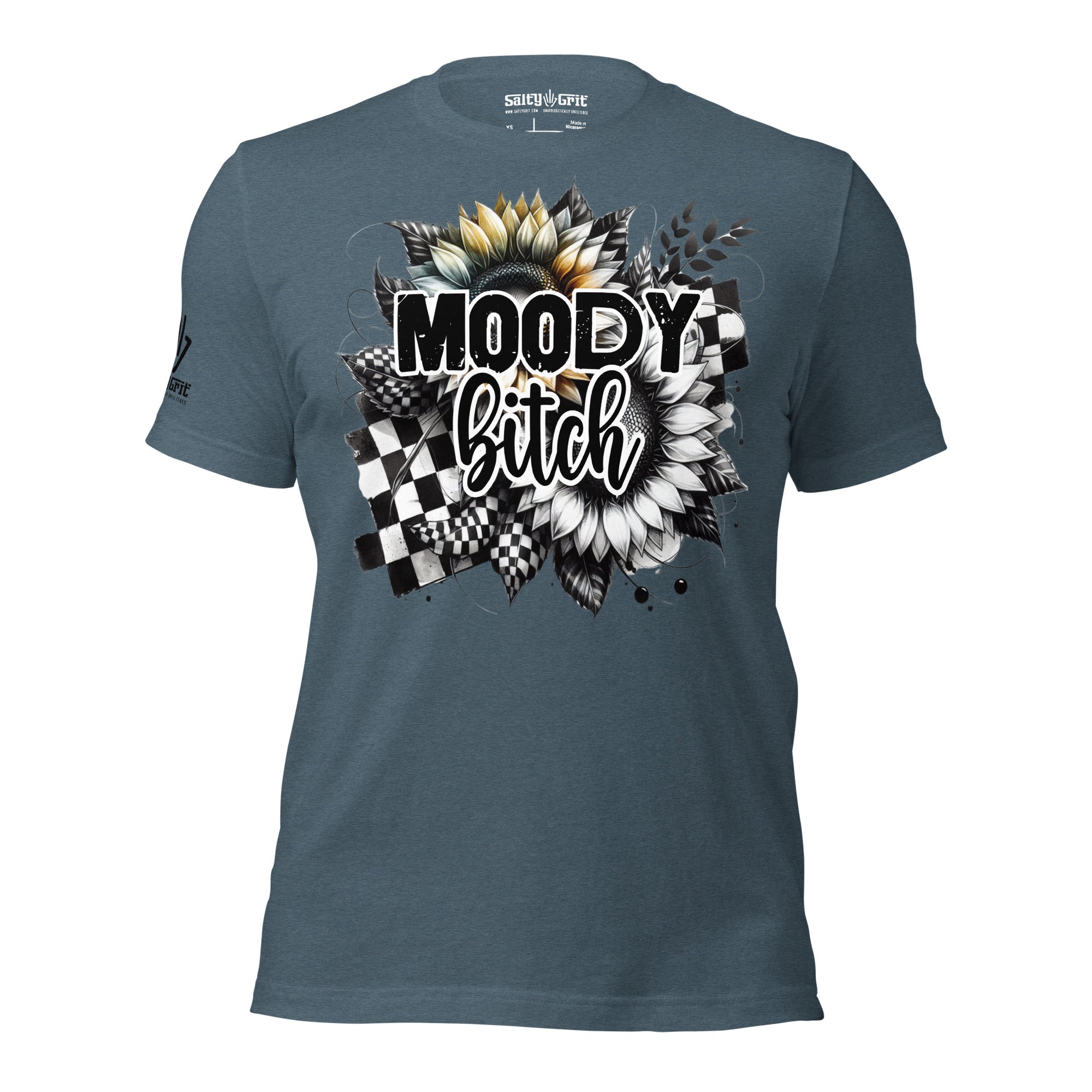 Funny gift shirt with “Moody Bitch” slogan for sarcastic women