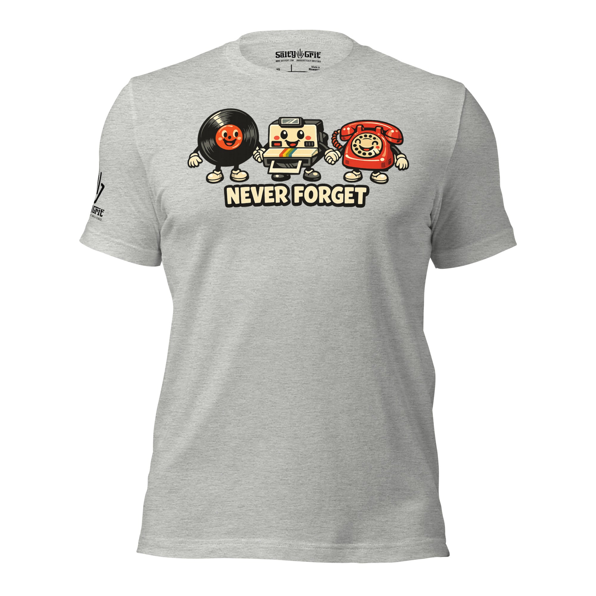 Funny retro graphic tee for Gen X nostalgia lovers