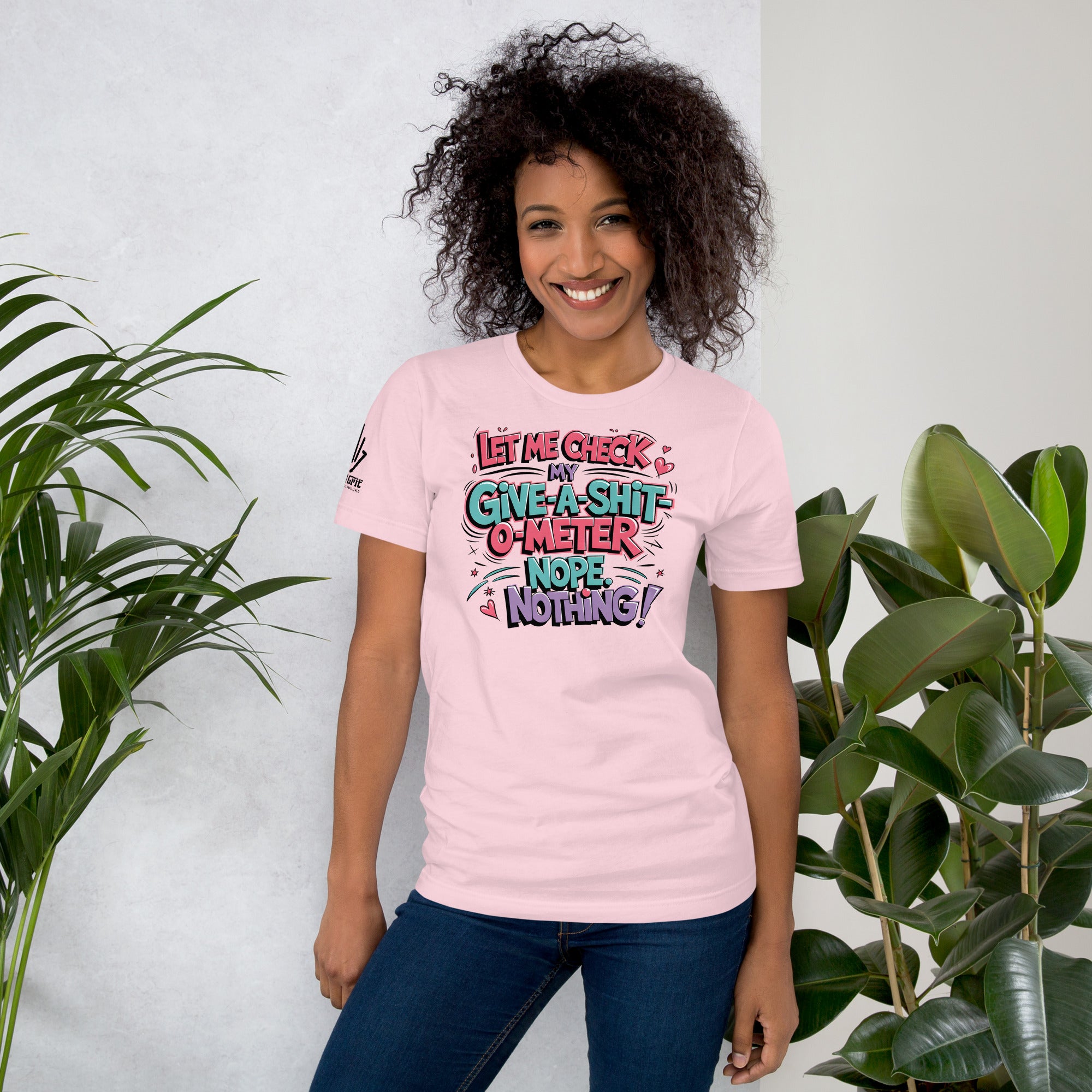 Sarcastic t-shirt with zero tolerance attitude graphic