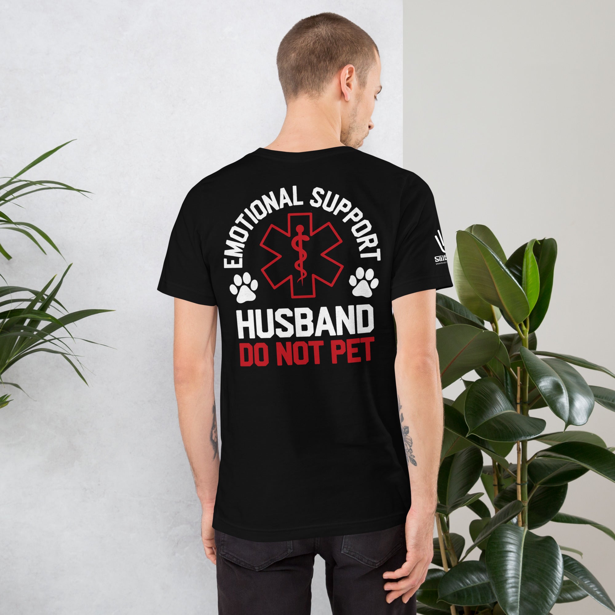 Funny wife shirt with EMS first responder symbol and humorous saying