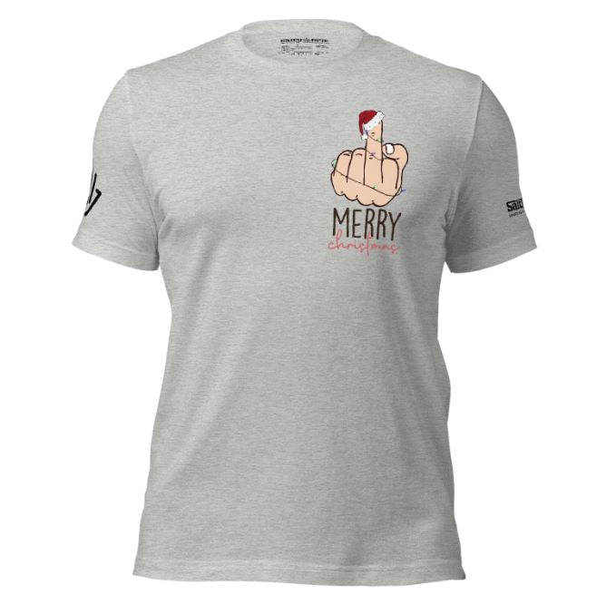 Merry Christmas Middle Finger T-Shirt