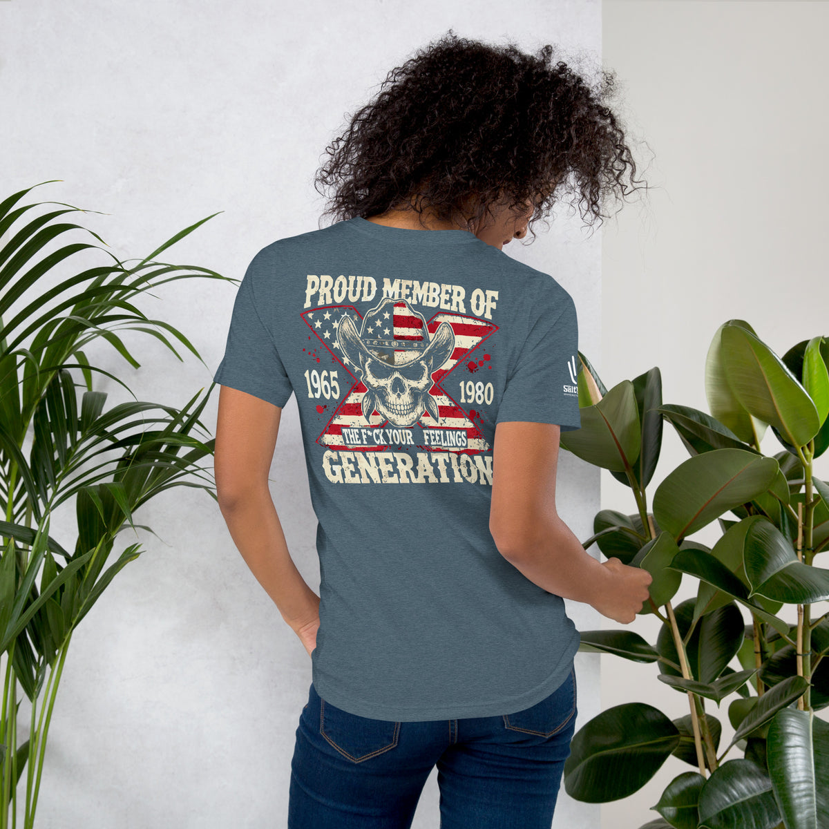 Funny Gen X shirt with F Your Feelings slogan
