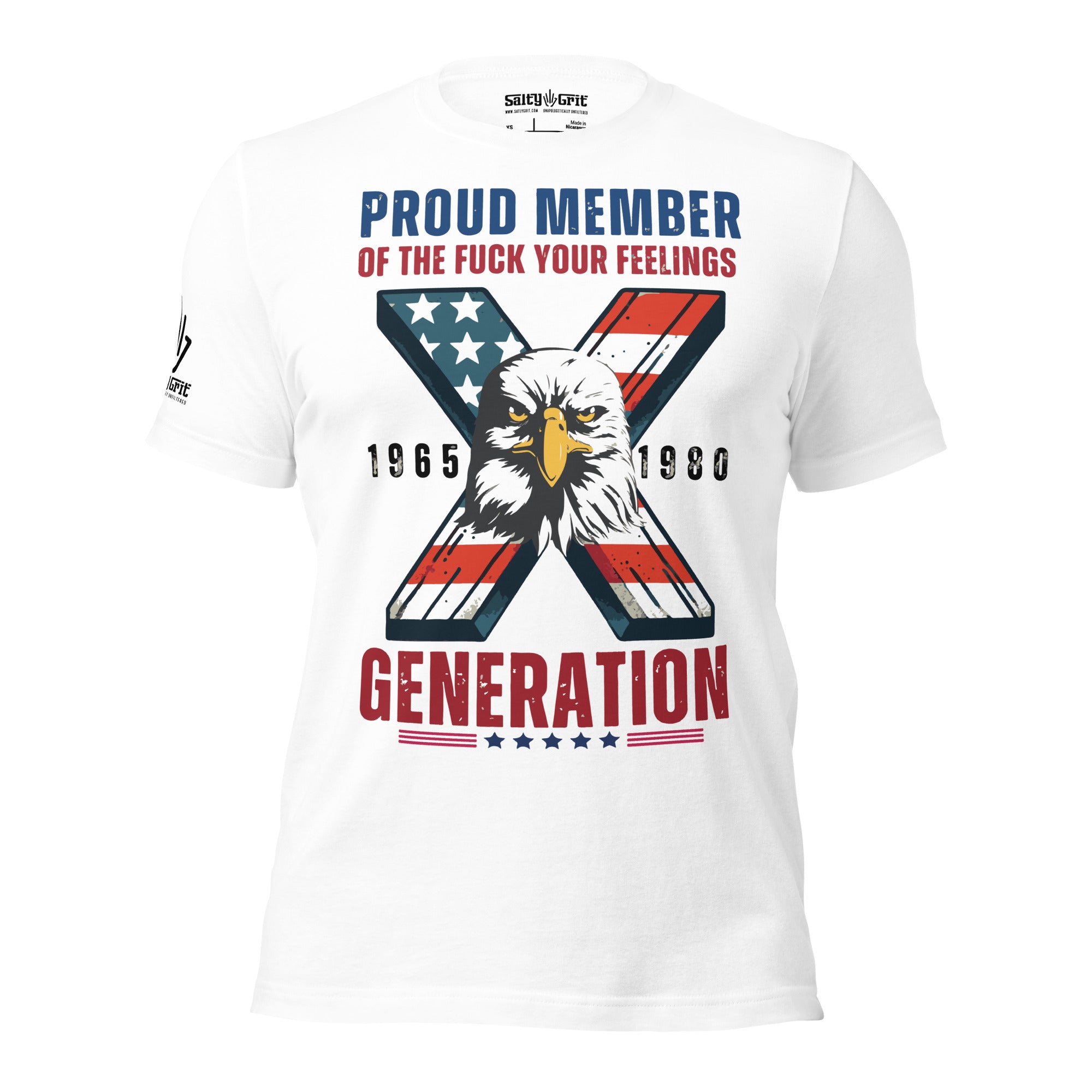 GEN X shirt flipping off political correctness – sarcastic tee for rebels