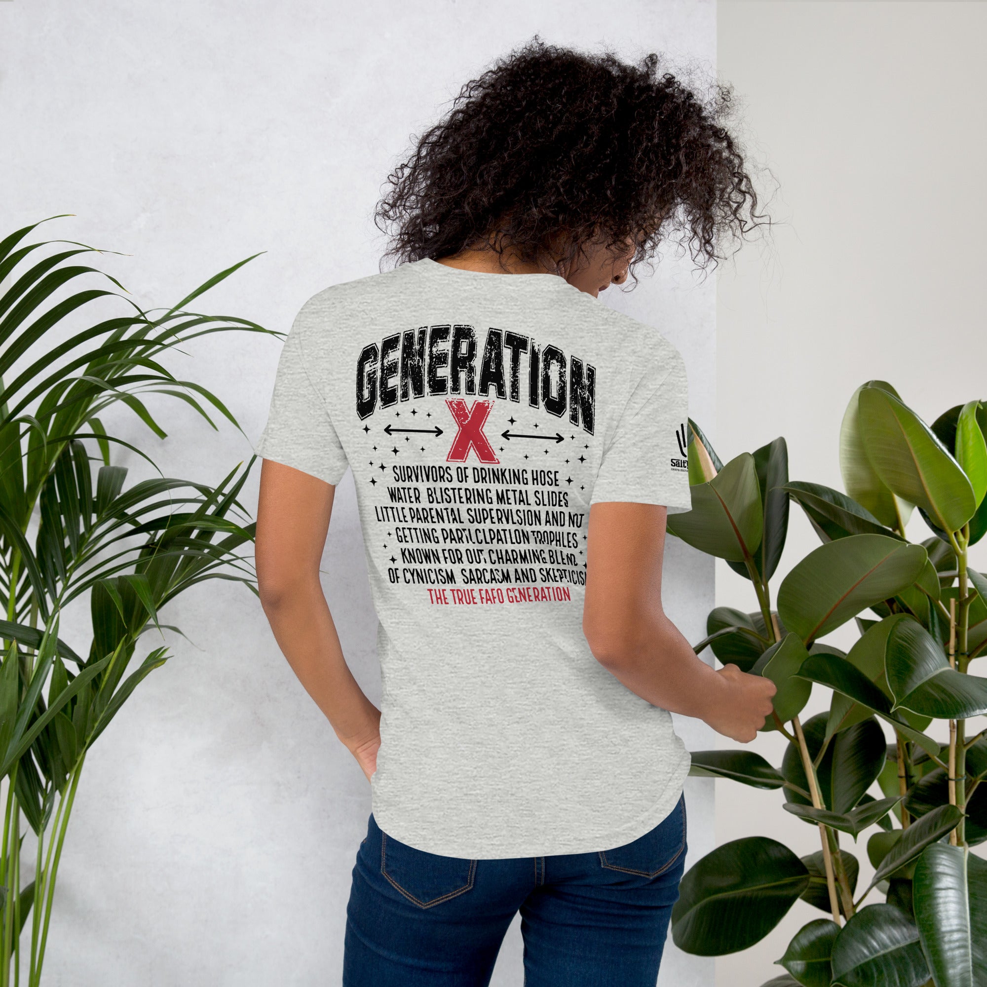 Funny graphic tee for Gen X adults who don’t care how you feel