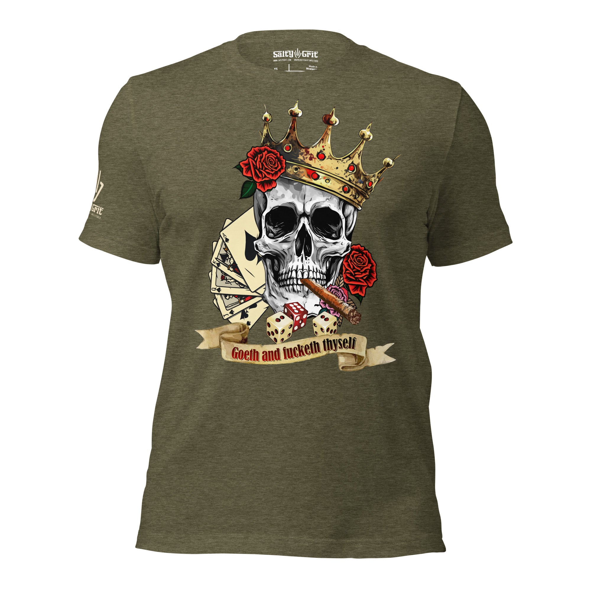 Goeth and Fucketh Thyself funny sarcastic shirt