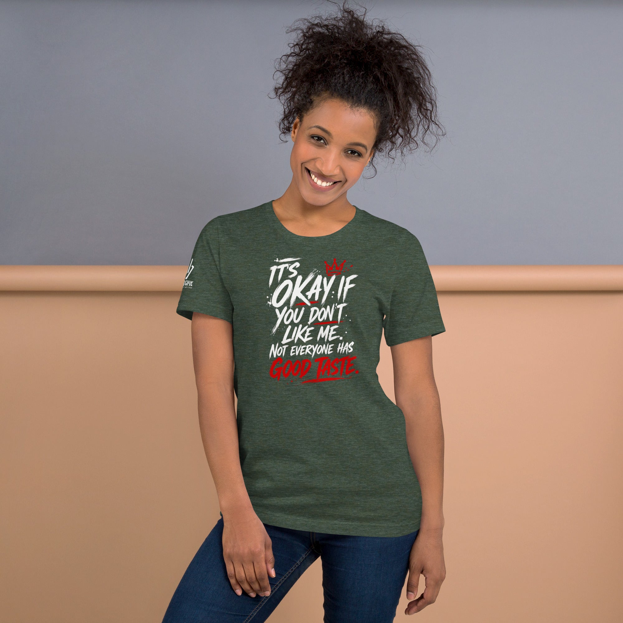 Funny gift shirt for sarcastic friends with grunge text design