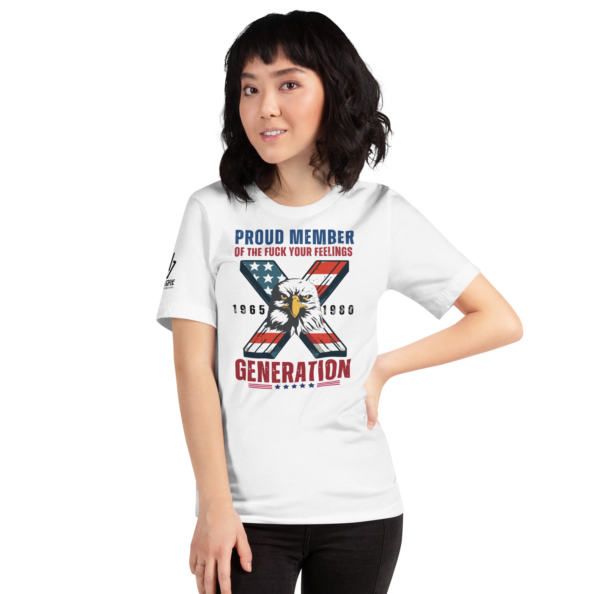 Graphic tee shirt for FAFO generation – GEN X funny patriotic design