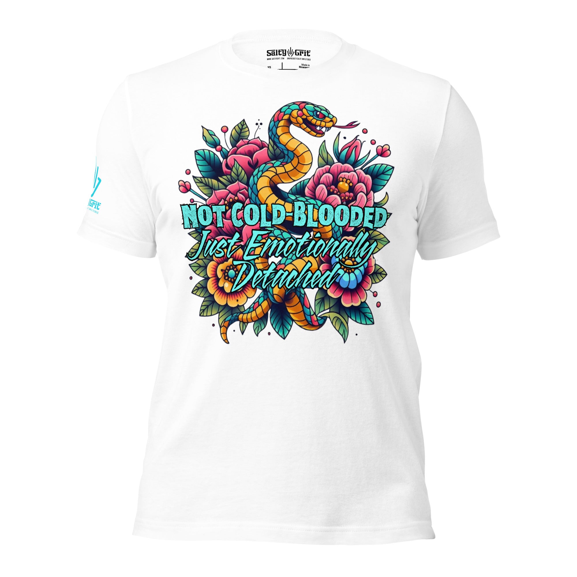 Inappropriate humor shirt with snake and sarcastic quote