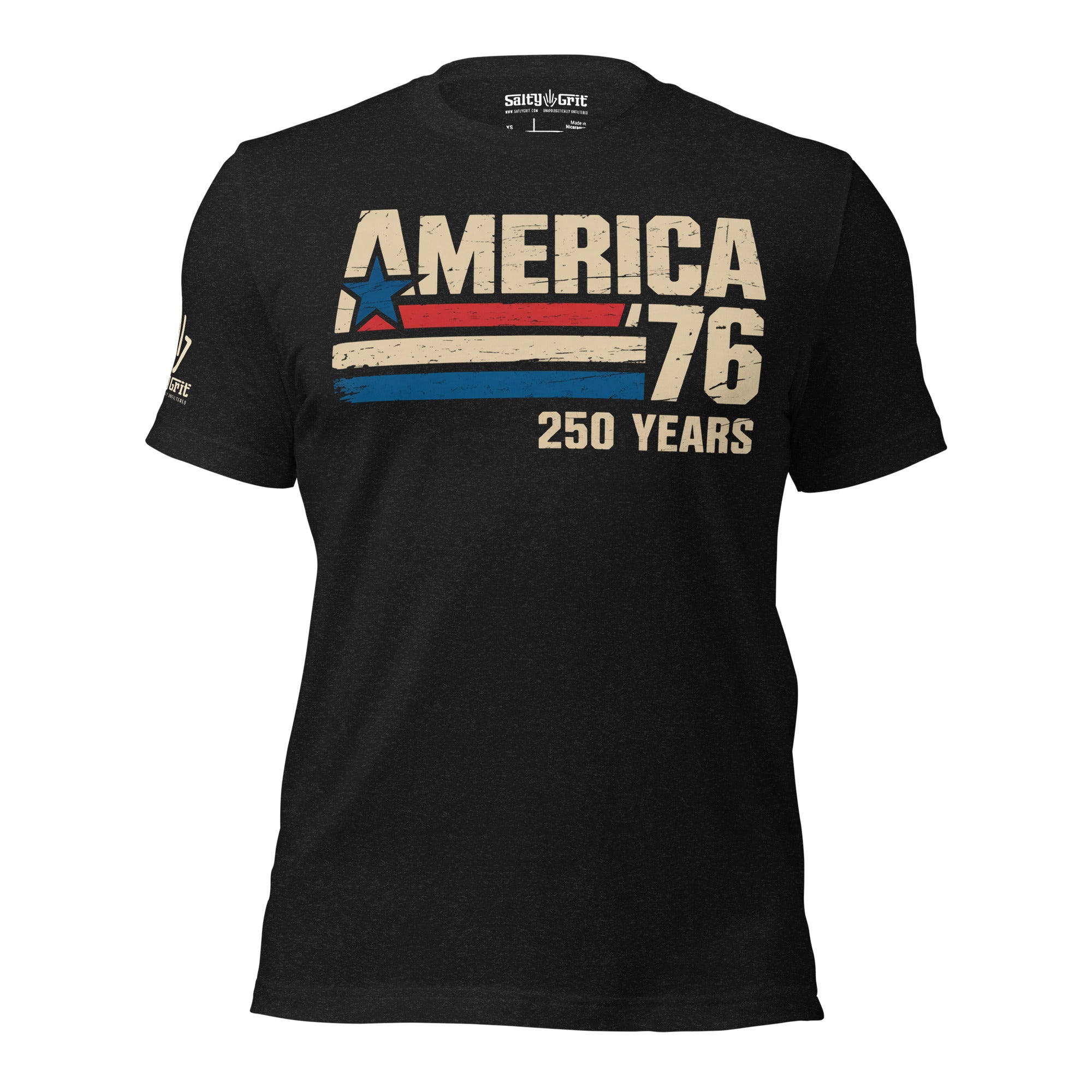 Funny 4th of July shirt with Mentally Stabal-ish America 250 years design