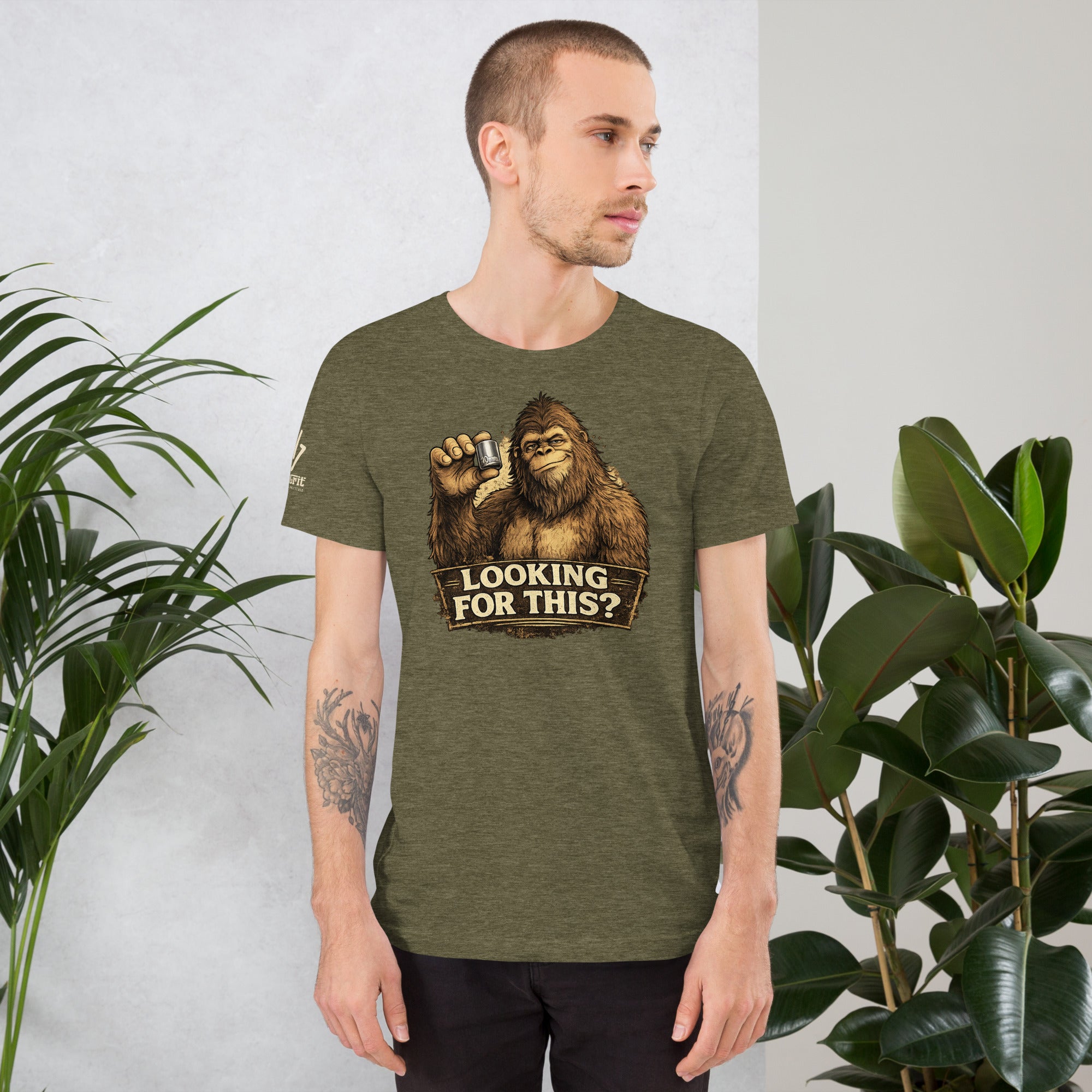 Funny Bigfoot tee featuring the missing 10mm socket joke