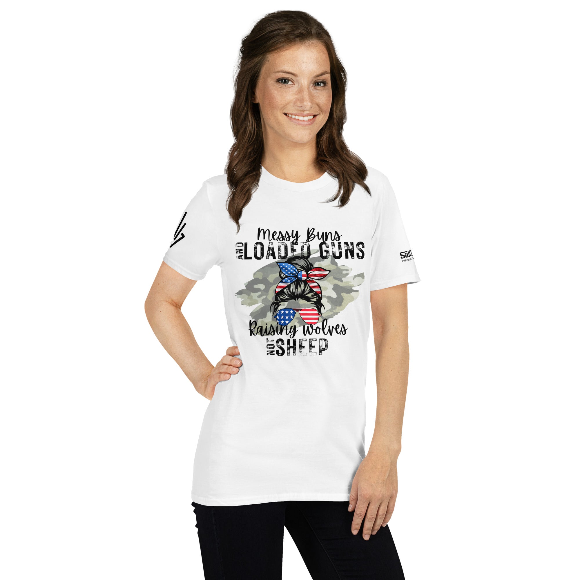 Messy Buns & Loaded Guns T-Shirt