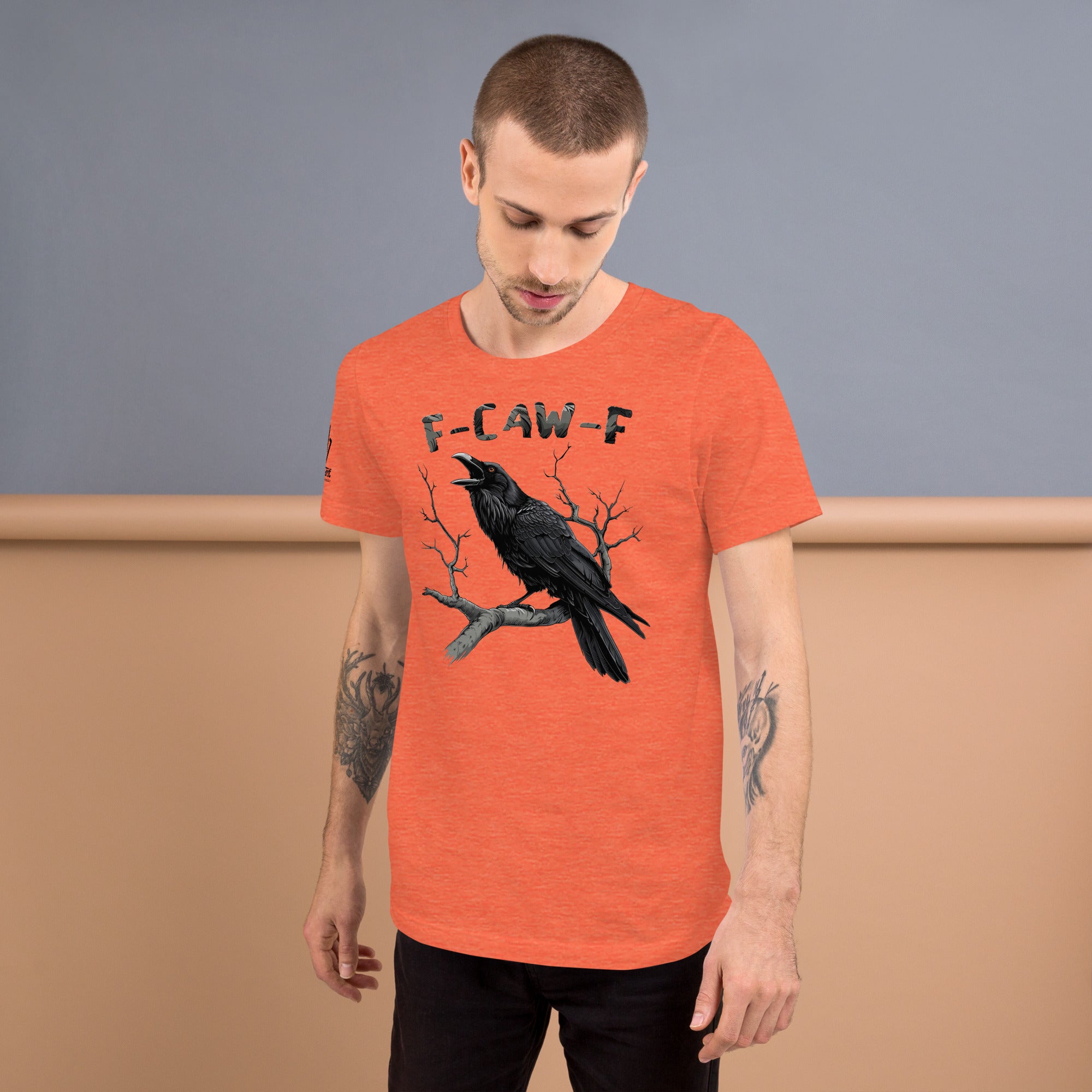 politically incorrect humor shirt with crow