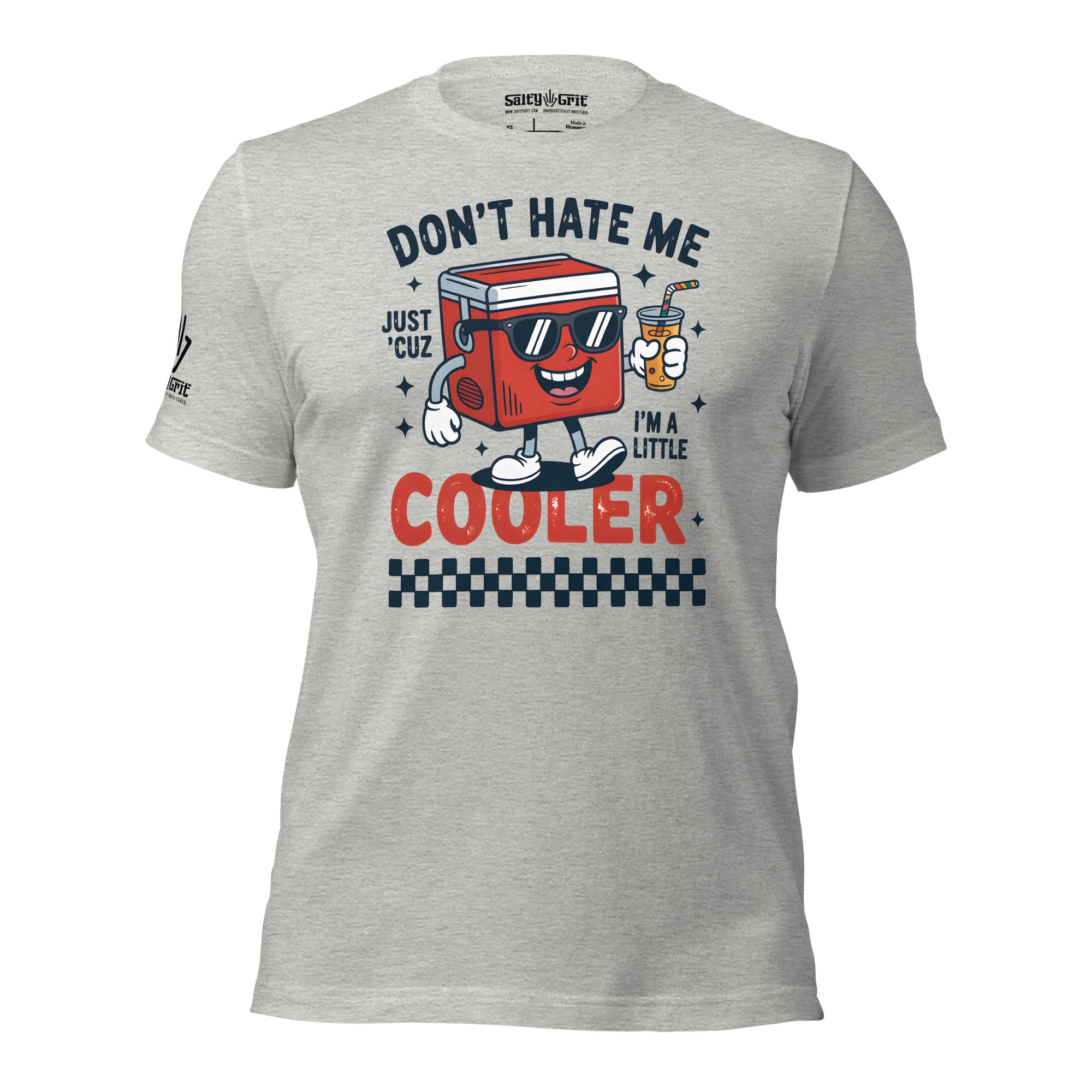 Humorous cooler shirt with playful sarcastic attitude