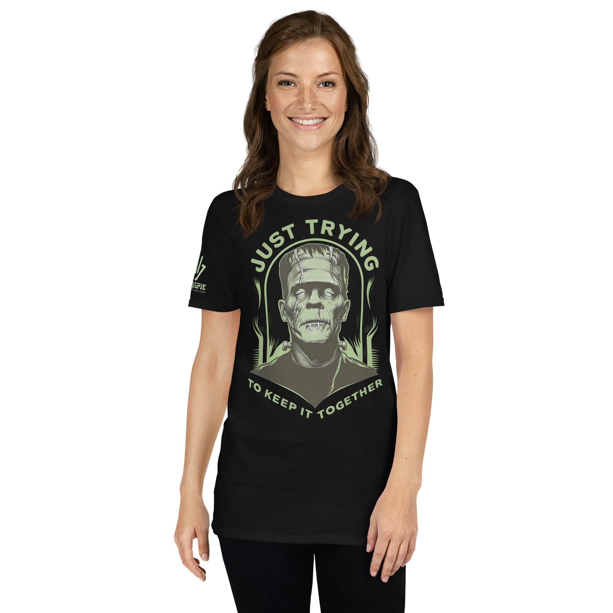 Offensive humor Frankenstein Halloween shirt for sarcastic humor fans