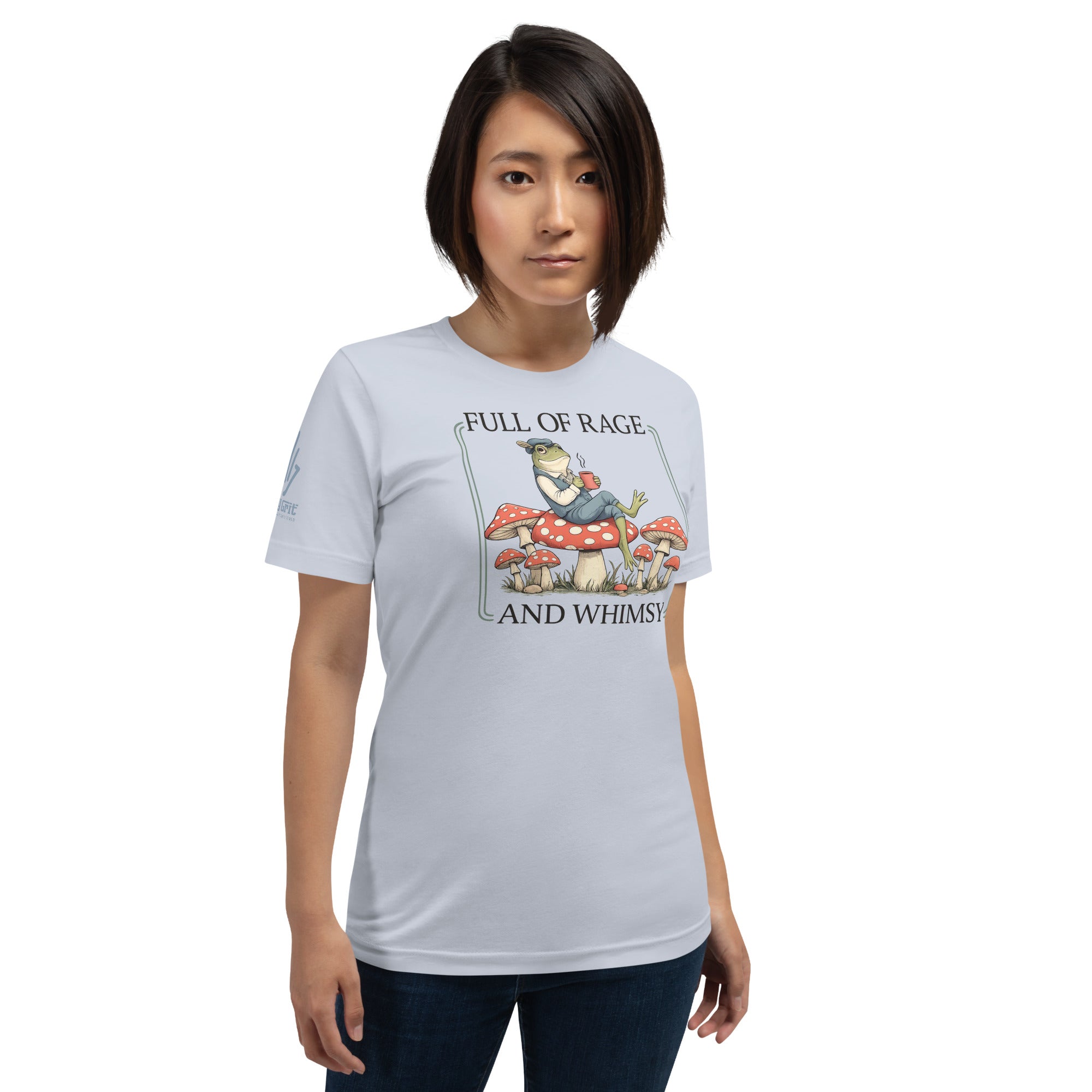Offensive humor shirt featuring a frog with whimsical sarcastic artwork
