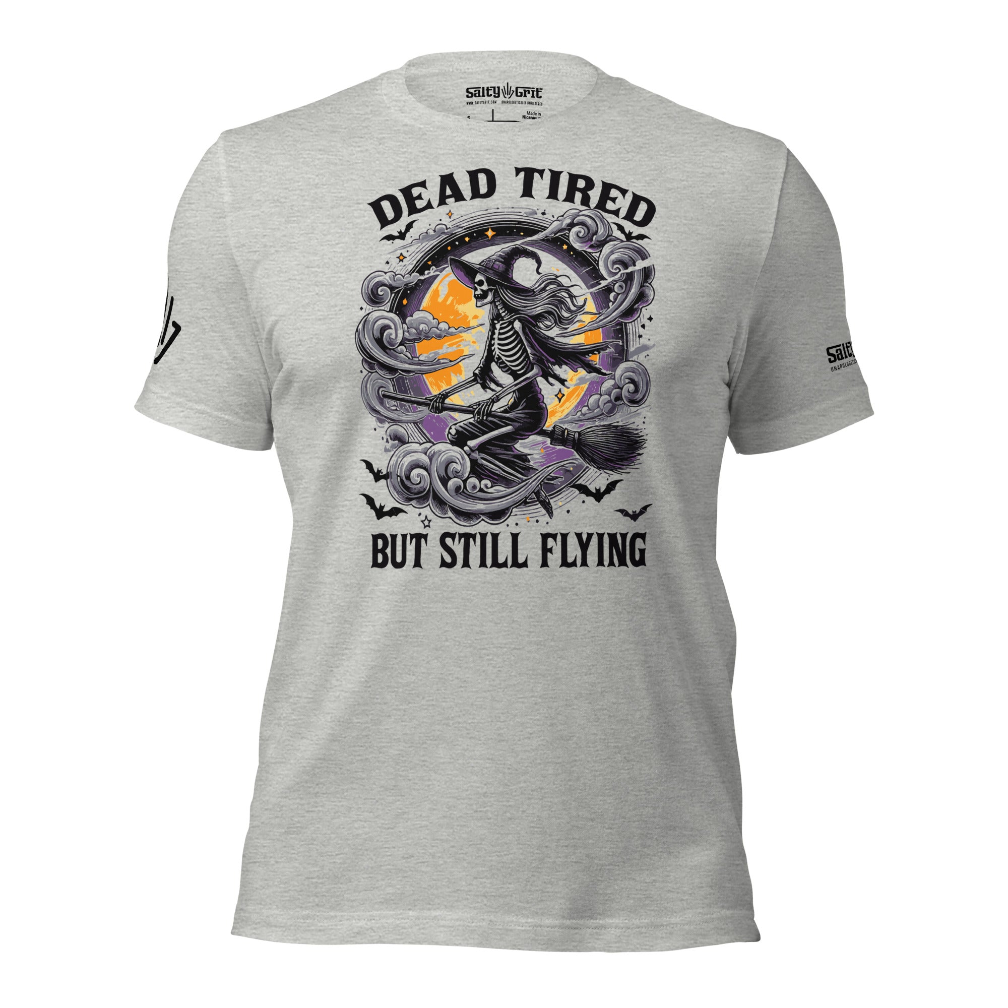 Sarcastic Halloween graphic tee for women who never quit