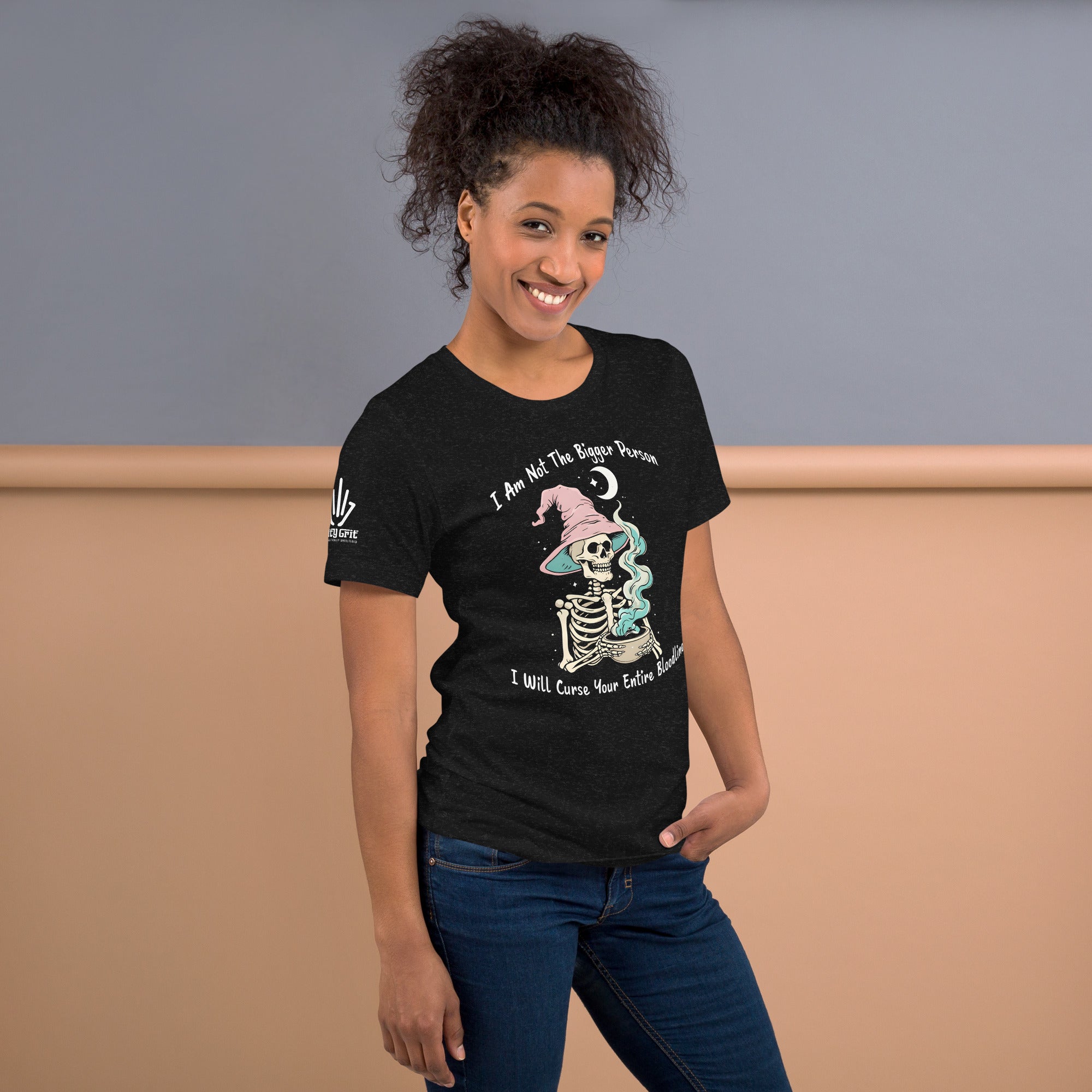 Offensive humor petty revenge shirt with witch illustration
