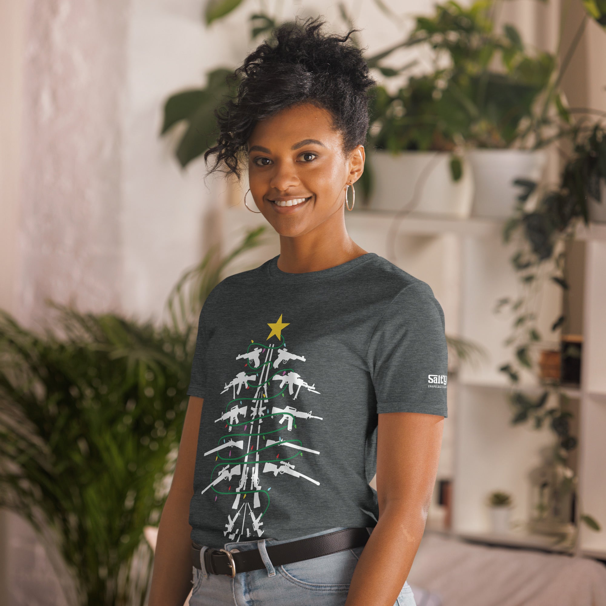 Christmas Tree Firepower T-Shirt - Women's Relaxed Fit