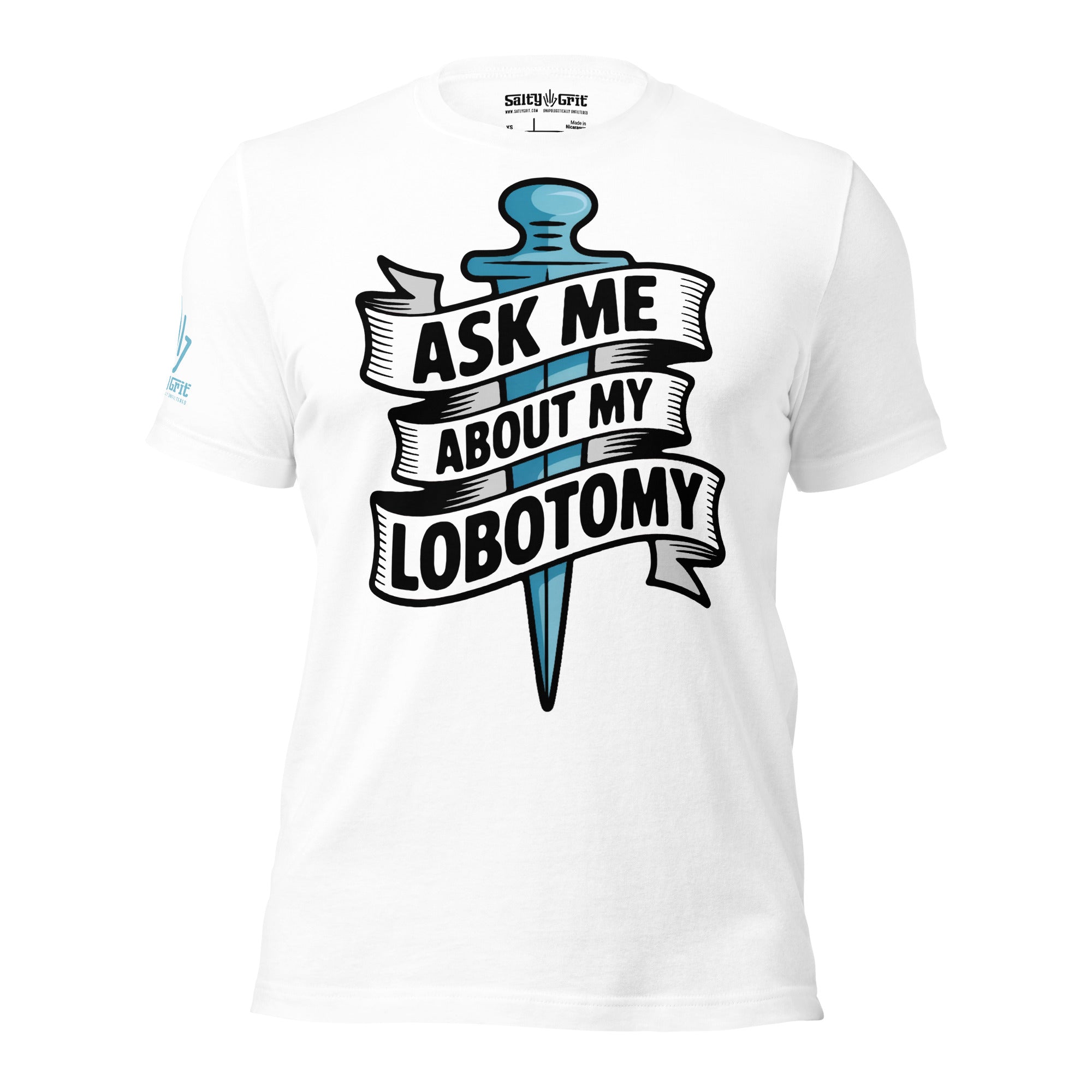 Sarcastic t-shirt with inappropriate joke