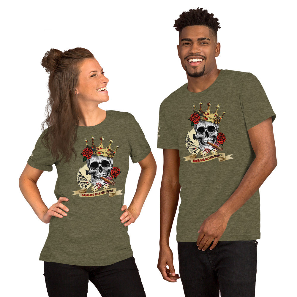 Sarcastic funny graphic shirt with medieval humor