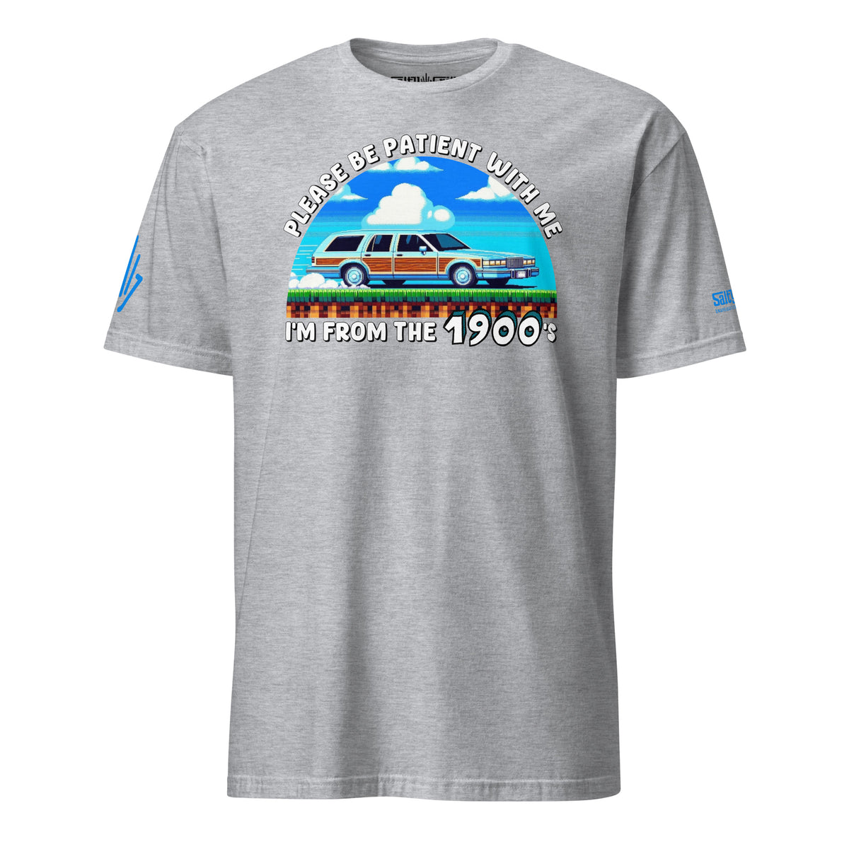 Sarcastic Gen X nostalgia gift shirt featuring a classic old station wagon