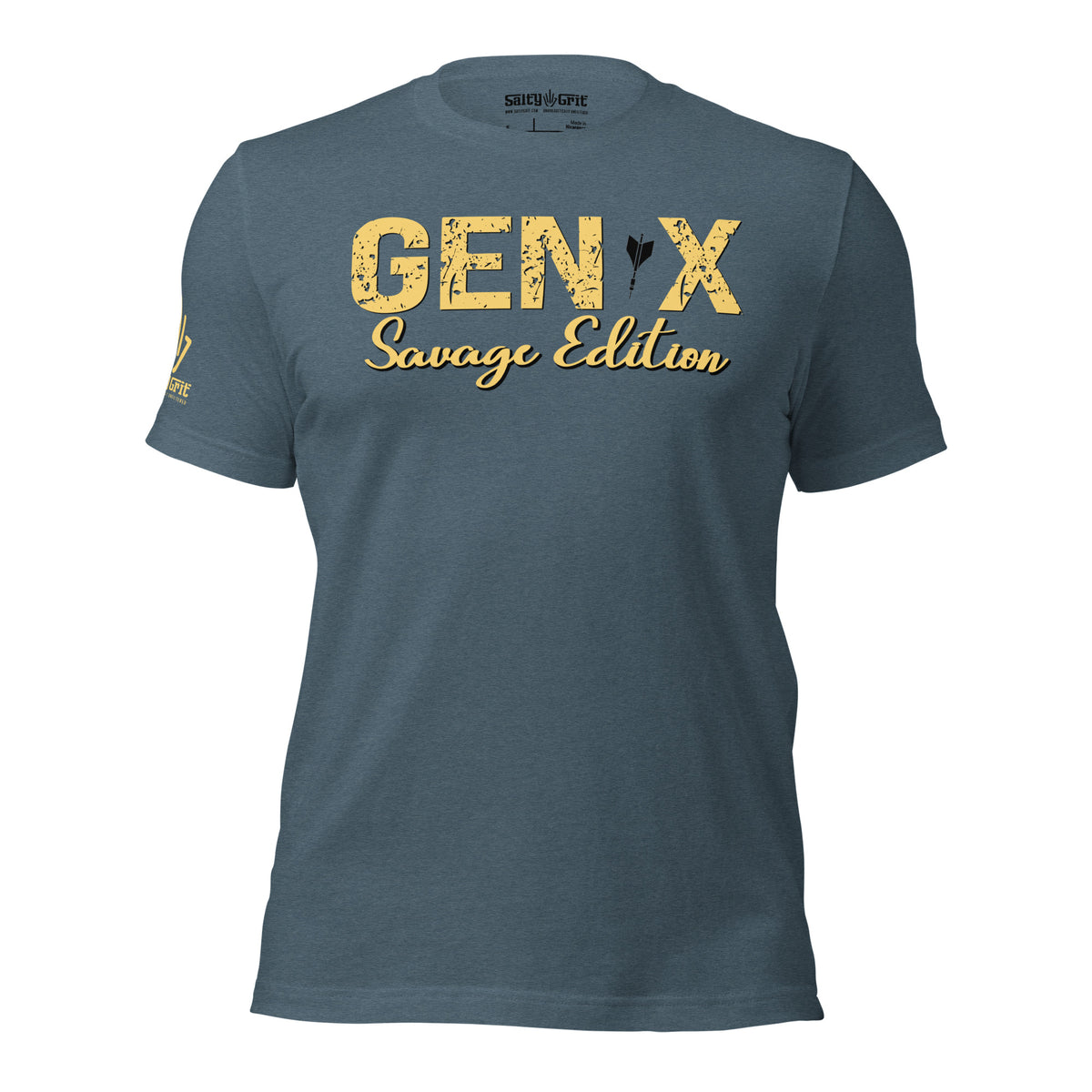 Sarcastic Gen X Savage Edition shirt featuring grunge-style artwork