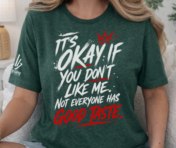 Sarcastic graphic tee with bold street grunge typography