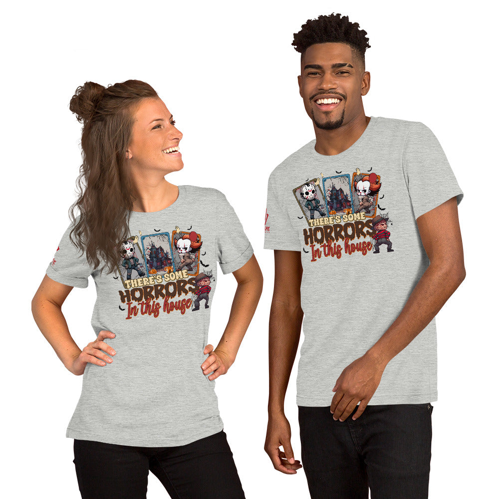 Sarcastic Halloween t-shirt featuring Freddy Krueger and Jason twerking graphic