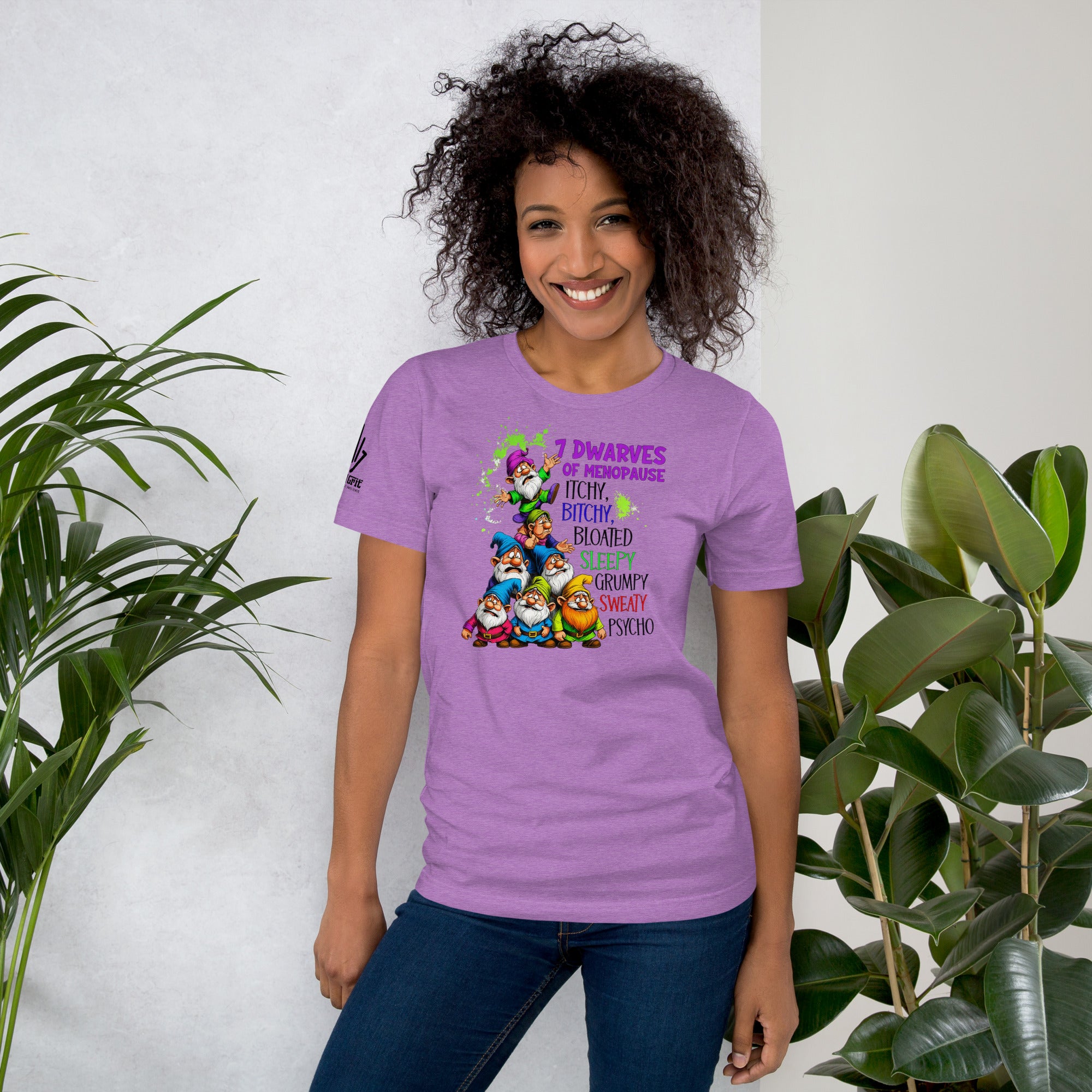 Sarcastic menopause gift for women with seven dwarves