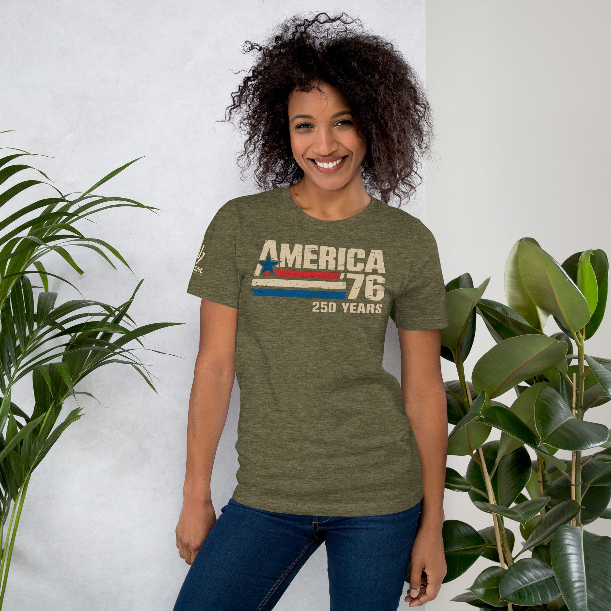 Sarcastic patriotic graphic tee celebrating 250 years of America