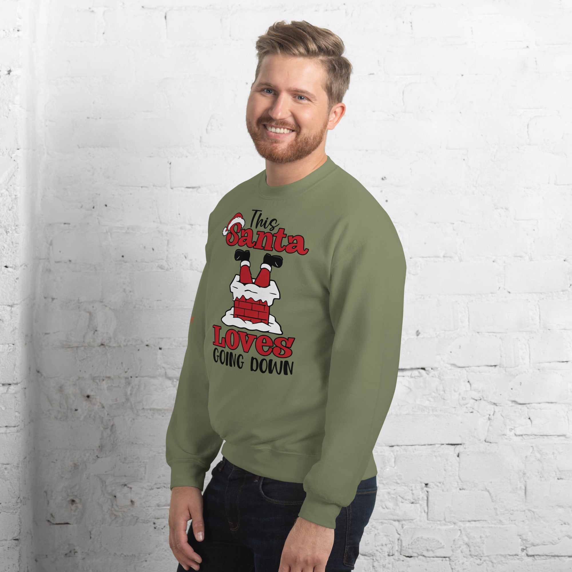 This Santa Loves Going Down Sweatshirt