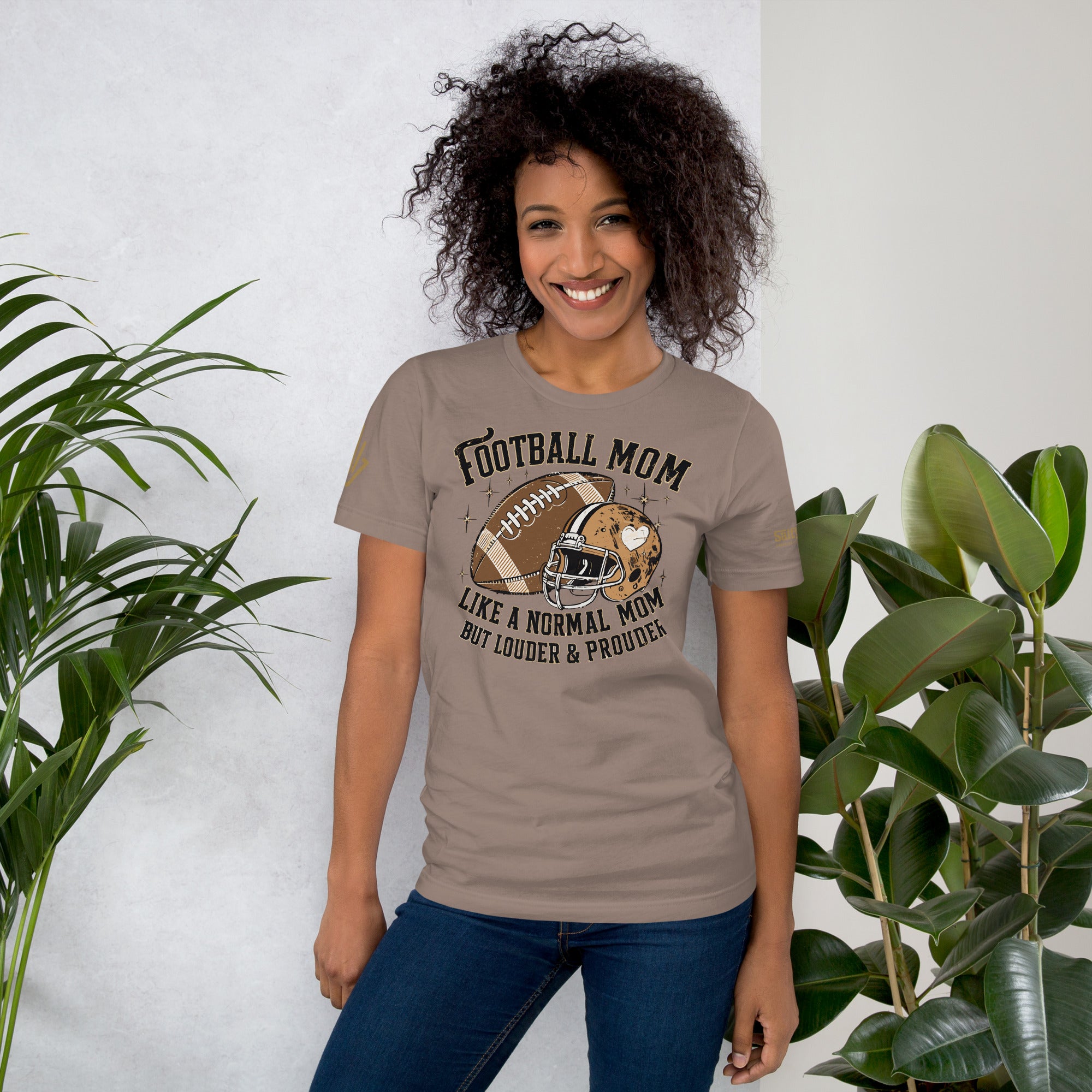 Football Mom Shirt - Louder & Prouder