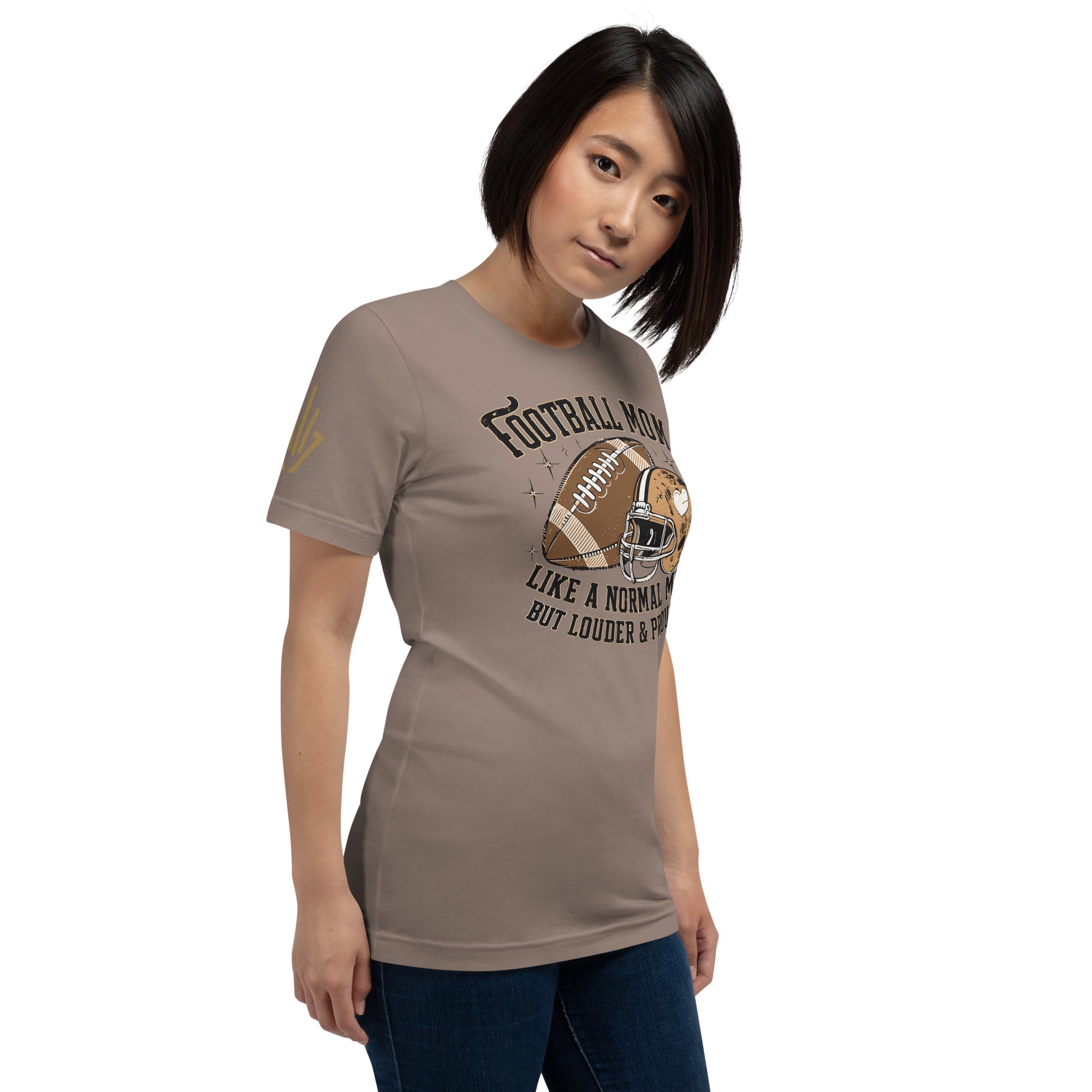 Football Mom Shirt - Louder & Prouder