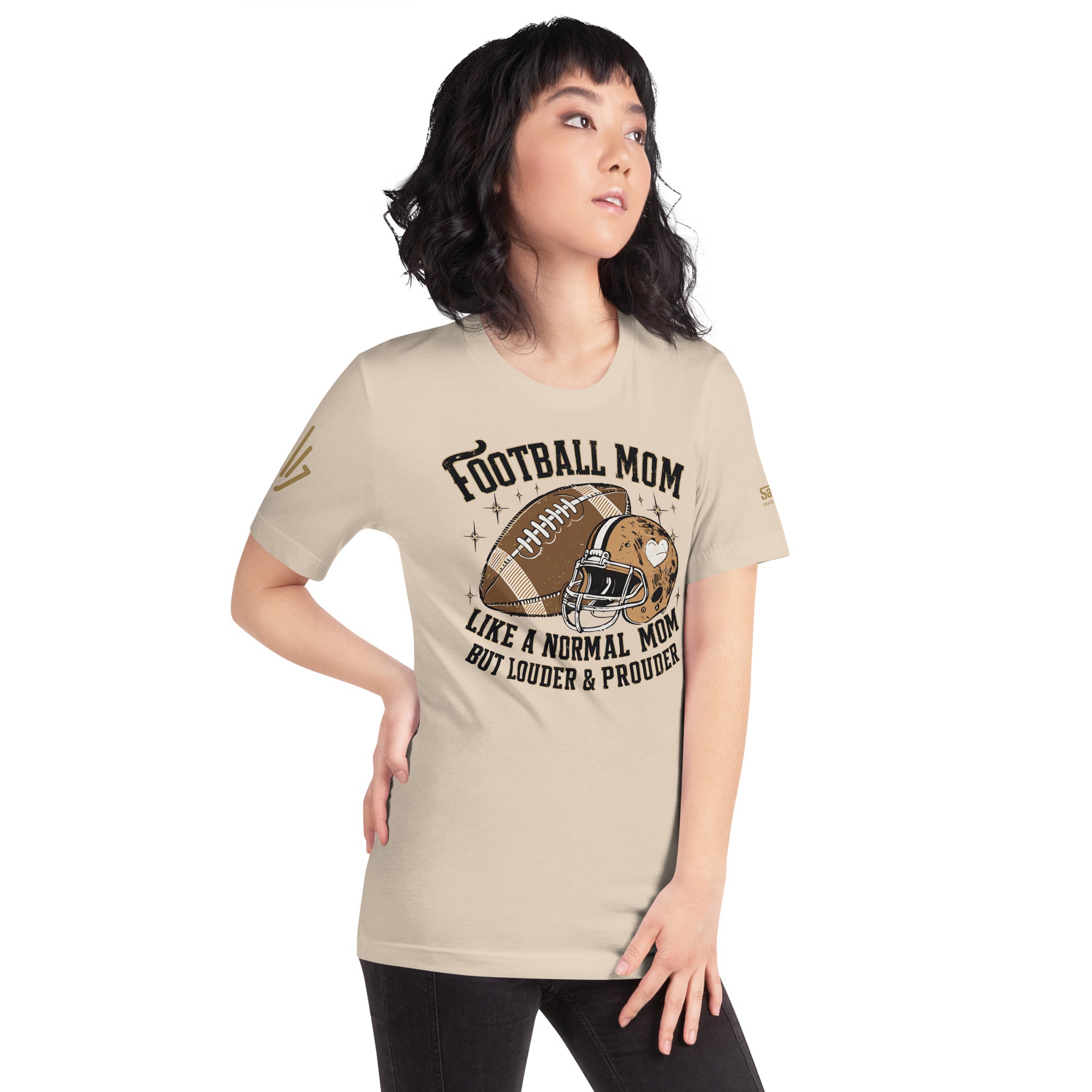 Football Mom Shirt - Louder & Prouder