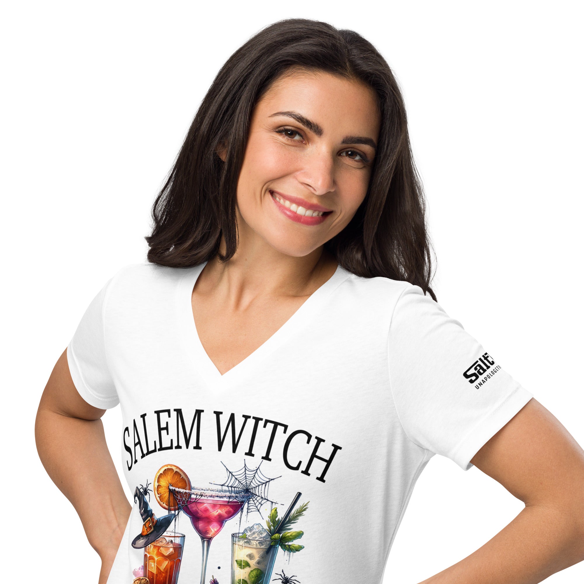 Salem Witch Cocktail Club Shirt - Women's V-neck