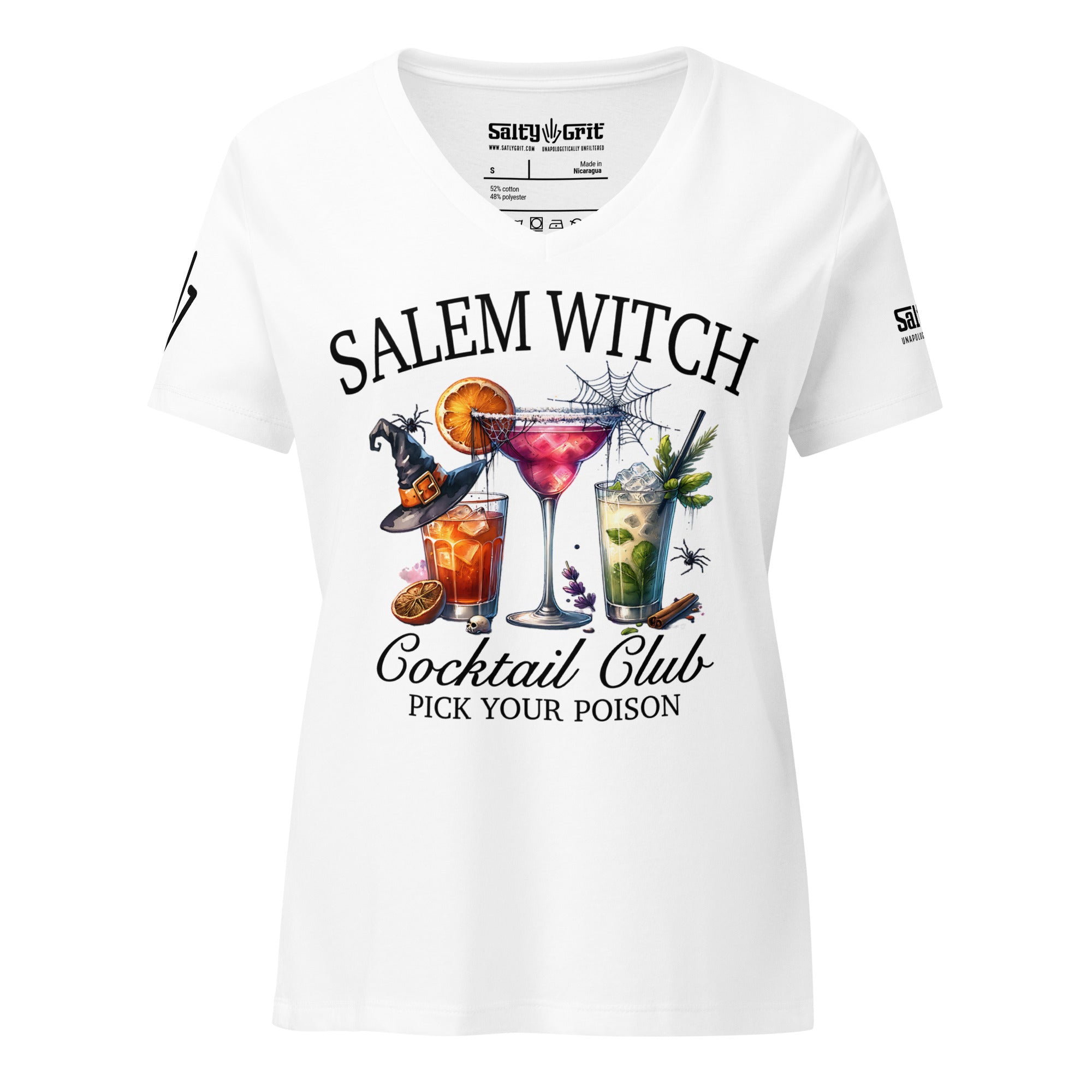 Salem Witch Cocktail Club Shirt - Women's V-neck