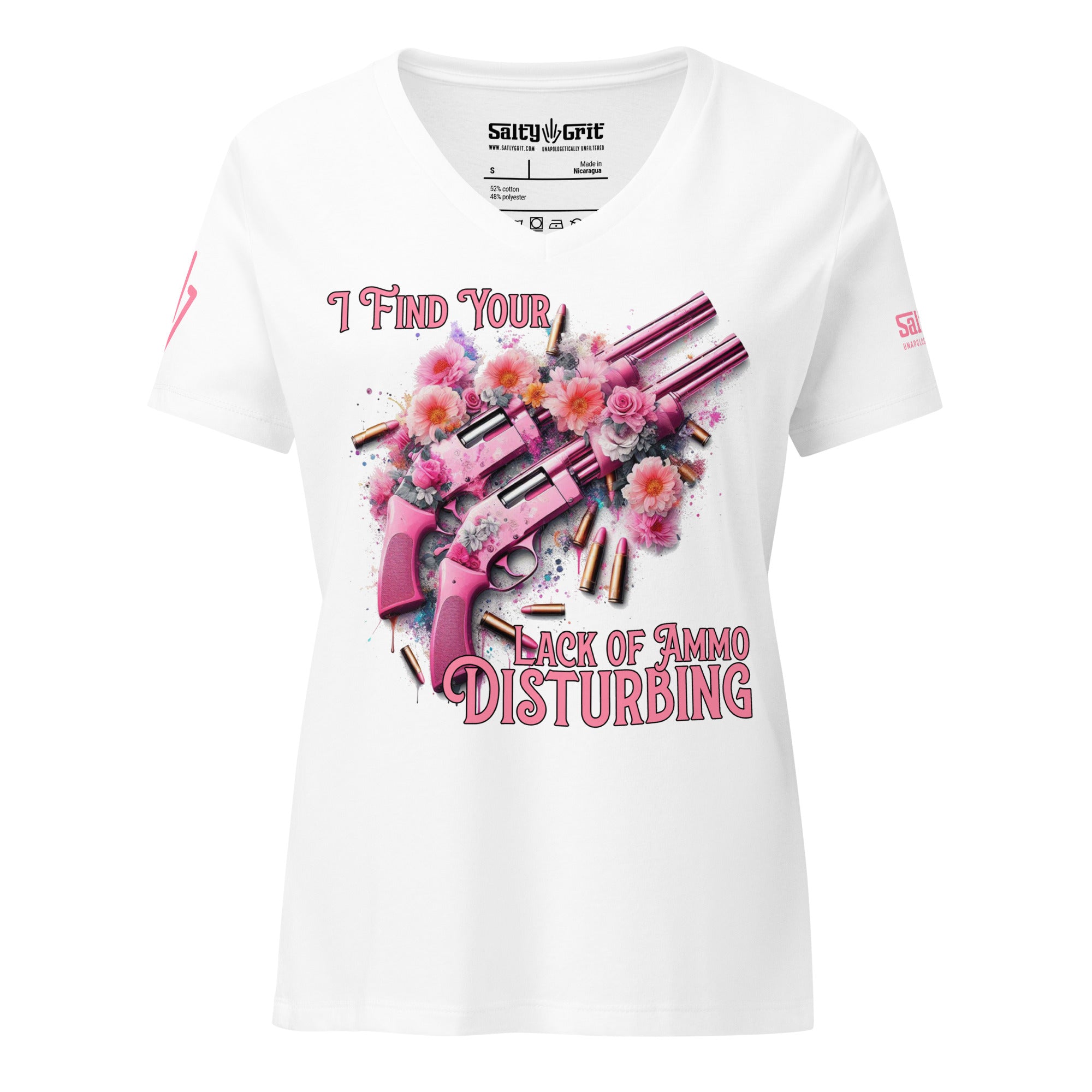 I Find Your Lack Of Ammo Disturbing Shirt - Women's V-Neck