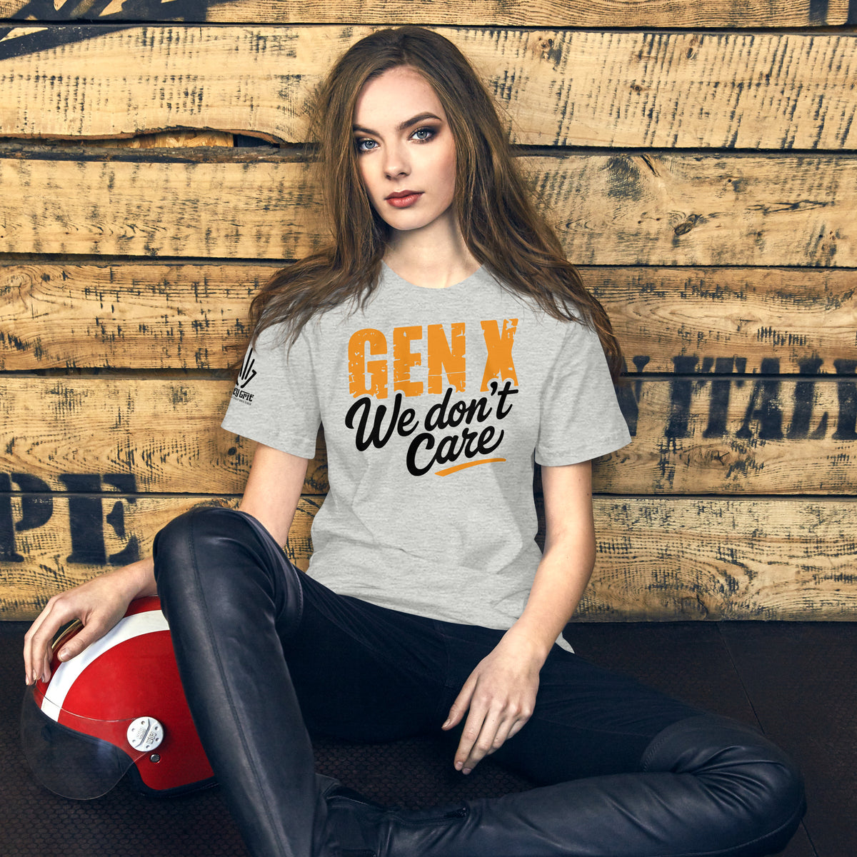Gen X shirt with zero fucks given graphic